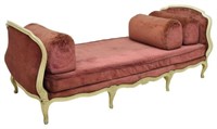 CONTINENTAL LOUIS XV STYLE CHAISE LOUNGE/DAYBED