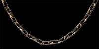 14KT YELLOW GOLD FIGURE 8 LINK ESTATE NECKLACE