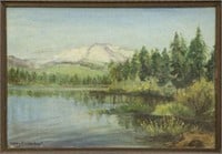 FRAMED OIL ON CANVAS PAINTING, SIGNED OSTERHOUT