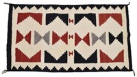 NAVAJO GANADO WEAVING WOOL RUG, 2'9" X 5'0"