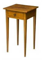 AMERICAN FEDERAL STYLE MAPLE WORK TABLE