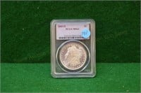 1885o slab Morgan Silver Dollar PCGS MS63