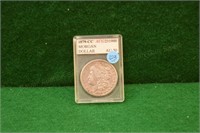 1879cc slab Morgan Silver Dollar ACG AU50