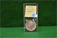 1921 Peace Silver Dollar  High AU+