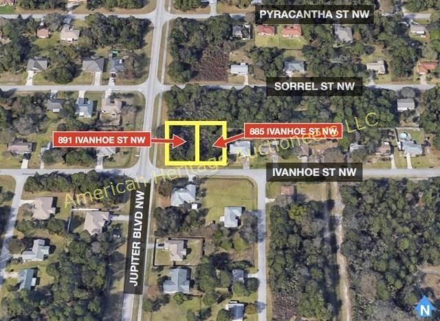 2 Residential Parcels SOLD TOGETHER - Palm Bay, FL