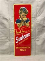 Embossed Vertical Sunbeam Bread Sign - 14" x 42"