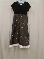 Perfectly Dressed Brown & Pink Dress- Girls Size