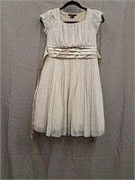 My Michelle White & Gold Dress- Girls Size 16