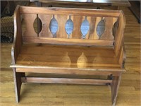 Solid Pine, lovers bench, perfect size