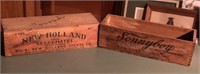 (2) Dovetail vintage cheese boxes