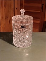 Perfect vintage Leaded Crystal tall container