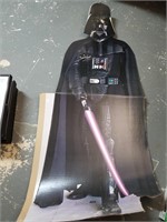 Autographed Darth Vader Stand Up