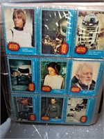 Binder of Star wars Collector Cards