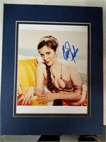 Autographed and Matted Photo of Carrie Fisher