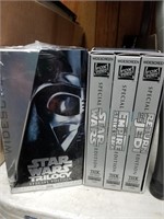 Two Star Wars VHS Trilogy Collections