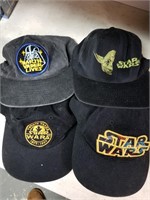 Lot of 6 Star wars Baseball hats
