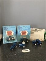 5 Ford tractors