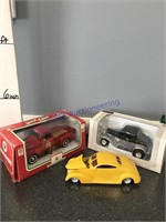 3 Diecast Ford vehicles