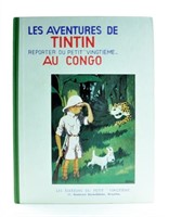 Tintin. Au Congo. Fac-similé NB. Eo de 1982