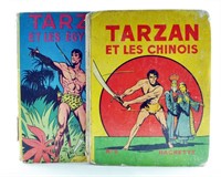 Tarzan. Lot de 2 volumes Hachette en Eo