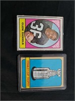 1967 Clem Daniels and 1972 73 Stanley cup