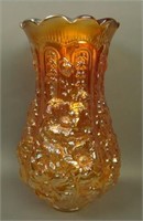 Imperial Marigold Poppy Show Vase. Scarce with