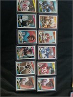 12 football cards