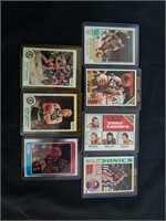 7 basketball cards
