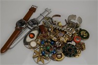 Lot of costume jewellery and fashion watches