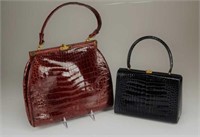 Two leather vintage purses
