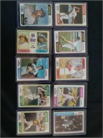 10 1974 baseball cards