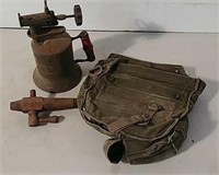 Military pouch, tapper, and torch