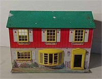 Tin toy dollhouse