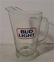 Bud Light glass pitcher