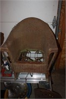 Childs Wicker Rocking Chair needs seat