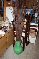 Large Floor Vase with Twigs