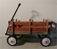Radio Flyer wooden wagon