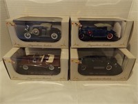FOUR(4) DIFFERENT SCALE DIE-CAST MODELS