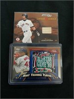 Wood bat card and patch card