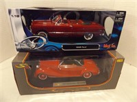 1:18 '49 FORD & '50 MERCEDES-BENZ 170S CABRIOLET