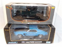 1:18 '69 FORD MUSTANG & '20 CLEVELAND ROADSTER