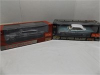 TWO(2) 1:18 SCALE DIE-CAST~'63 & '64 GALAXIE 500S