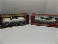 1:18 SCALE 1957 CADILLAC & 1955 PACKARD