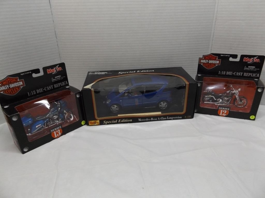 MODEL CARS, TRUCKS & MOTORCYCLES ONLINE AUCTION
