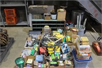 Large Lot of Misc Hardware, Storage Containers Etc