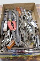 Lot of Misc Wrenches, Screwdrivers etc
