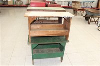 Lot of 4 Homemade Storage Benches