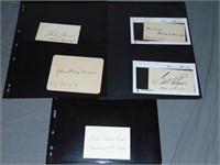 Autographs. 19th Century Notables.