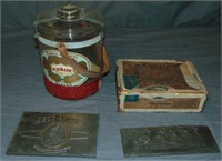 Cigar Humidor, Printing Plates, & Box