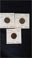 Lincoln cent pieces